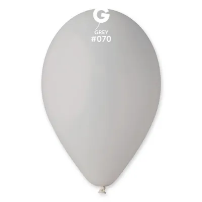 Zdjęcie produktu dla Balony lateksowe Gemar pastelowy szary - 100 sztuk - 26 cm