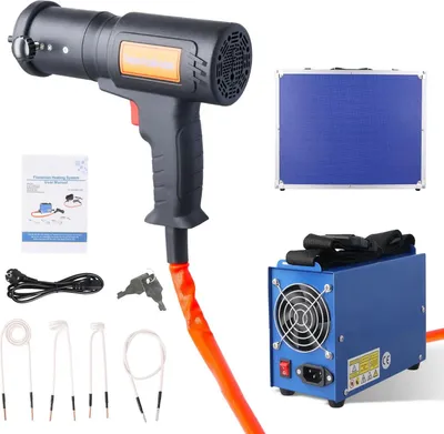 Obrázok produktu pre Indukčný ohrievač na matice a skrutky – indukčné náradie – 1500 W – rozdelená konštrukcia – 220–240 V, 50/60 Hz, zástrčka EU – na hrdzavé, zaseknuté matice/skrutky – sada v krabici