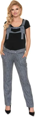 Produktbild von PeeKaBoo Damen-Umstandshose mit Kordelzug Silentee schwarz L/XL