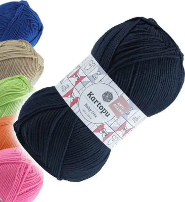 100g Strickgarn Kartopu BABY ONE Antipilling nachtblau