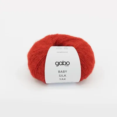 Zdjęcie produktu dla Włóczka Gabo Wool Baby Silk Yak 9301 / szkarłatna czerwień