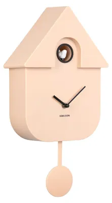Produktbild von Karlsson - Kuckucksuhr Modern Cuckoo - Pfirsich - 8.5x21.5x41cm