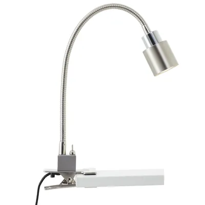 Produktbild von Flexible Klemmleuchte, 37 x 27cm, GU10, 3W, 300lm, 3000K, nickel/chrom