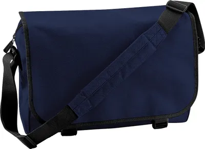 Produktbild von Bagbase Schultertasche / Messenger-Tasche, 11 Liter (2 Stück/Packung) BC4473 (Einheitsgröße) (Dunkelblau)