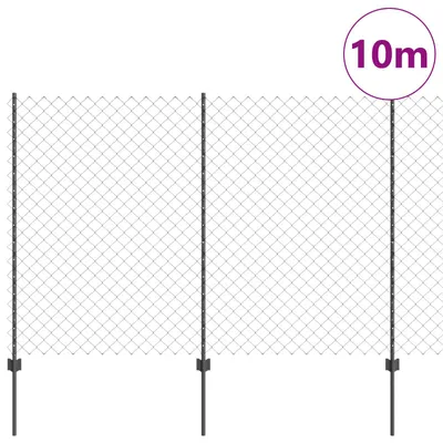 Immagine prodotto di Recinzione a maglie con pali vidaXL, 10 x 1,5 m (L x A)