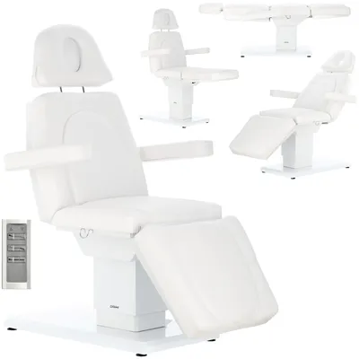 Zdjęcie produktu dla Fotel kosmetyczny elektryczny do salonu kosmetycznego pedicure regulacja 3 siłowniki Jordan