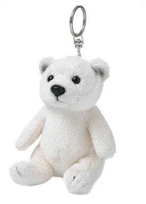 Immagine prodotto di WWF ciondolo peluche orso polare (10cm) portachiavi ciondolo animale di peluche