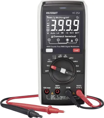 Produktbild von VC252 Hand-Multimeter digital CAT III 600 V Anzeige Counts 4000 (VC-12884305)