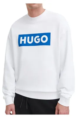 Produktbild von Boss Herren Baumwollpullover Regular Fit mit Logodruck