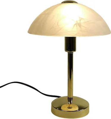 Produktbild von Glas-Tischleuchte MISCHA Wohnzimmer- Nachttisch- oder Fensterbank-Lampe