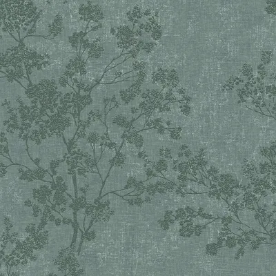 Immagine prodotto di Profhome 373973-GU Carta da parati leggera a rilievo con motivo floreale verde opaco 5,33 m2