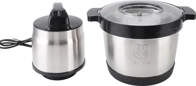 Obrázek produktu pro Elektrický mlýnek na maso 6L 1500W nerezová ocel 2 převodové stupně Všestranné efektivní využití mixéru sekáček na potraviny procesor na zeleninu česnek cibule