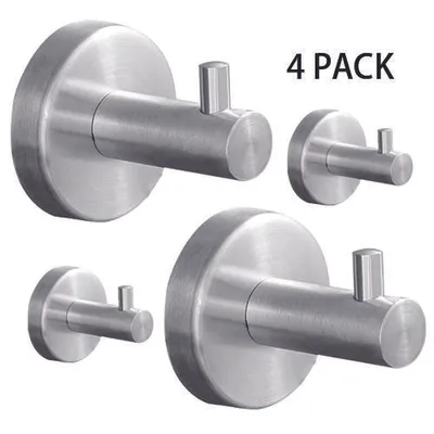Imagen del producto de Ganchos para toallas para el baño, juego de 4 unidades