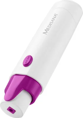 Obrázek produktu pro Medisana NP 860, Elektrický pilník na nehty, Knoflíky, Bílá, Baterie, AA, 38 mm