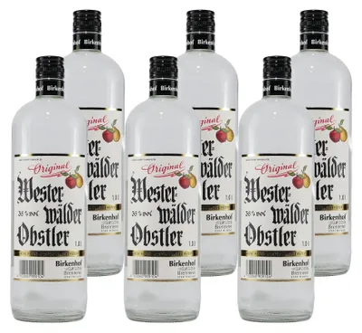 Produktbild von Birkenhof Westerwälder Obstler (6 x 1,0L)
