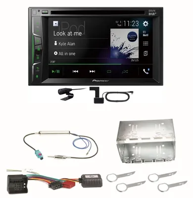 Produktbild von Pioneer AVH-A3200DAB Bluetooth Digitalradio CD MP3 Einbauset für Fox Polo 9N3