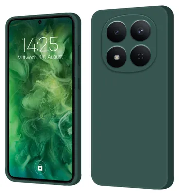 Produktbild von Hülle für Xiaomi Redmi Note 15 Pro 5G Case Cover Bumper Smartphone Softgrip Schutzhülle Farbe: Grün