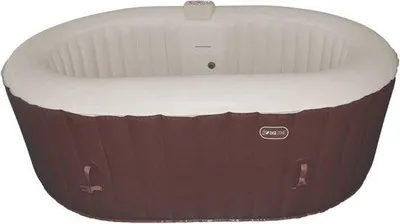 Produktbild von Luftgefälliger Whirlpool für 2 Personen - Ovale Form 190x120 cm mit integrierter Pumpe