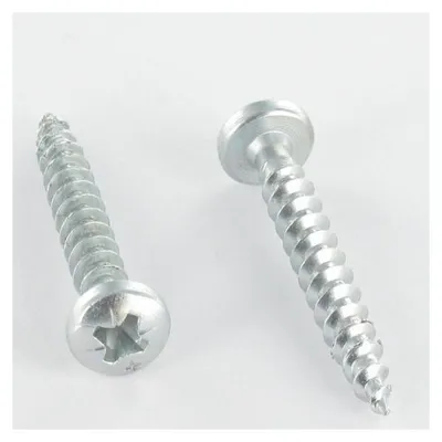 Produktbild von Spanplattenschraube Rundkopf Pozi 5X20 Verzinkt