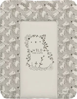 Produktbild von Ceba Baby® weiche Wickelauflage 50x70 cm - Baby Wickelunterlage - Wickeltischauflage für Junge und Mädchen - Wasserdicht, abwaschbar - Wild