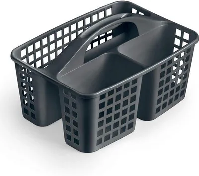 Productafbeelding van Famanu opbergbox met deksel - organizerbox - stoffen opbergkubus met handgrepen - voor kleding, boeken, speelgoed - grijs
