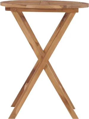 Immagine prodotto di vidaXL Tavolo da giardino pieghevole 60 cm in legno massiccio teak