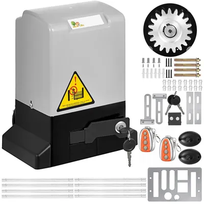 Immagine prodotto di Apertura automatica per cancelli scorrevoli - Apriporte per cancelli - Apriporte elettrico - Sistema per cancelli scorrevoli - Controllo del cancello