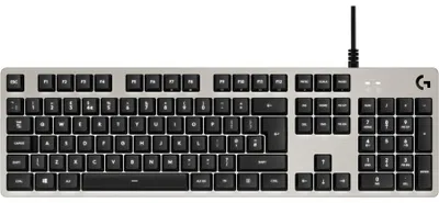Produktbild von Logitech G 920-008475, Kabelgebunden, USB, Mechanischer Switch, QWERTY, LED, Silber