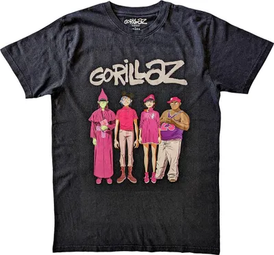 Zdjęcie produktu dla Gorillaz Cracker Island Standing Group Black XL Koszulka