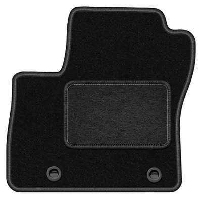 Produktbild von Fahrermatte Velours für Ford C-MAX MK1 2003-2010 (Minivan) – 1-tlg, Schwarz, passgenau – Wielganizator LUX