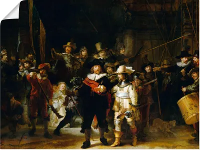 Produktbild von ARTland Poster Die Nachtwache. 1642 Größe: 60x45 cm