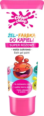 Immagine prodotto di Gel da bagno CHLAPU CHLAP Colore Super Rosa - Profumo di zucchero filato 88 ml