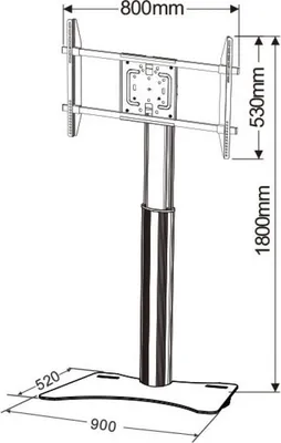 Image de Techly ICA-TR39 Meuble TV/centre de loisirs
