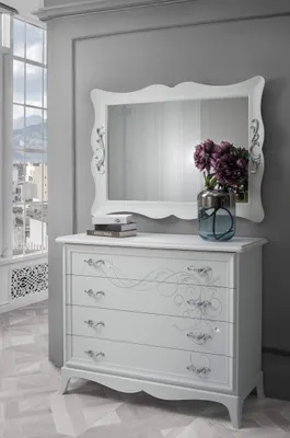 Produktbild von Designer Luxus Kommode mit Spiegel Brielle Italy