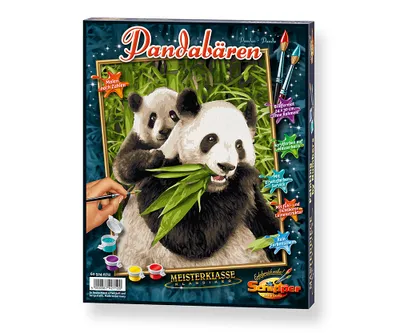 Produktbild von Noris Spiele Malen nach Zahlen - Pandabären; 609240712