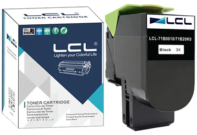 Tonerkartusche 71B0010 für Lexmark CS317dn, 1 Stück, schwarz