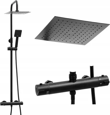 Produktbild von Silla | Duschset - Schwarz - hochwertige Materialien
