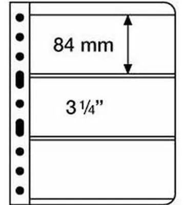 Produktbild von Kunststoffhüllen VARIO, 3er-Einteilung, schwarz, 5er Pack