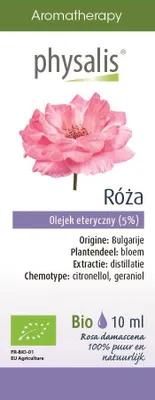 Produktbild von ÄTHERISCHES ROSENÖL BIO 10 ml – PHYSALIS