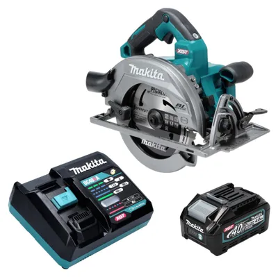 Immagine prodotto di Sega circolare a batteria Makita HS 003 GM101 40 V max. 190 mm Brushless + 1 batteria da 4,0 Ah + caricabatterie