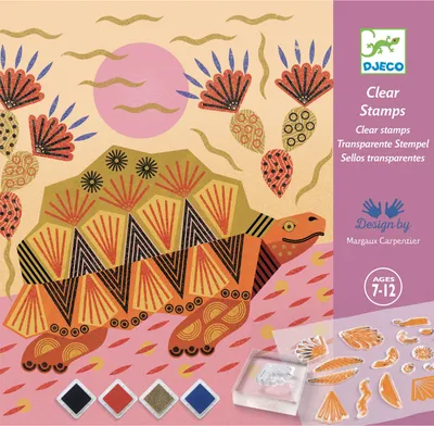 Produktbild von Kreatives Stempel-Spiel: Muster und Tiere, Djeco