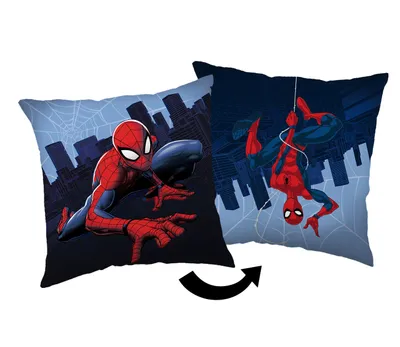 Produktbild von Spiderman Kissen Kuschelkissen Dekokissen 35 x 35 cm