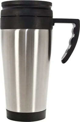 Produktbild von Becher thermo Edelstahl/Kunststoff 450ml Reisebecher AKCENT
