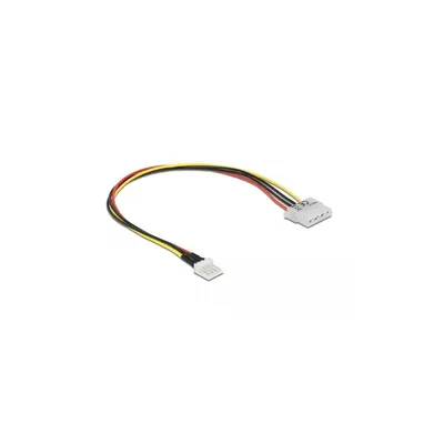 Produktbild von Kabel Power Floppy 4 Pin Stecker > Molex 4 Pin Buchse 30 cm Delock