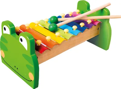Obrázek produktu pro Bino Kovový xylofon žabka