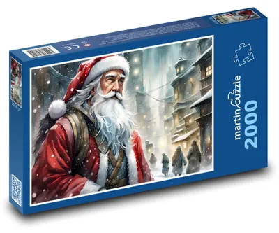 Obrázok produktu pre martinpuzzle – Puzzle 2000 – Vianocný Santa v meste
