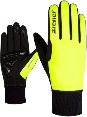 Immagine prodotto di Guanti da ciclismo Ziener SMU giallo veleno: taglia 10,5