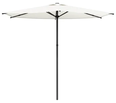 Immagine prodotto di Ombrellone da giardino vidaXL 270 x 270 cm in poliestere, rettangolare, color crema
