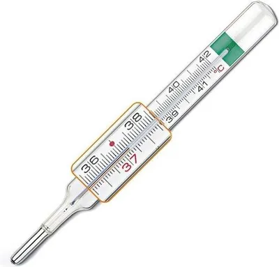 Obrázek produktu pro Skleněný teploměr na měření tělesné teploty