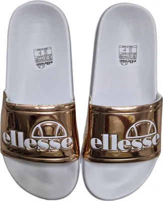 Produktbild von Ellesse Damen Badeschlappen Gisele Weiß/Rosegold Größe 36
